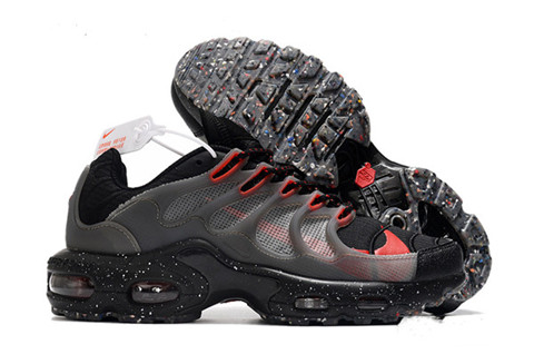 Men's Hot sale Running weapon Air Max TN Black Shoes 837